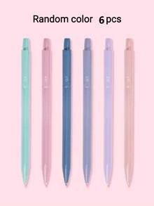 6/12/18pcs Muted Color Mechanical Pencils, 0.5mm/0.7mm Thickness Options, Suitable For Students And Office Use, Automatic Erasable Pencils, Back To School - Morandi Mechanical Pencil - View 11