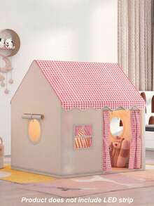 1 Piece Play Tent Castle Indoor Outdoor Game House Interactive Activity Folding Gift For Birthday Party Pretend Play Game Room Garden Decoration - Big Door Children's Fun House - View 2