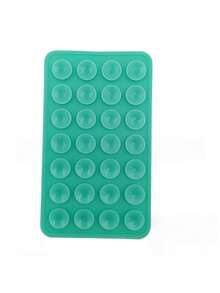 1pc Double-Sided Silicone Suction Phone Holder – Reusable Washable Pad, Strong Non-Slip Grip, No Glue Residue For Car/Desk/Mirror - Multicolor - View 12