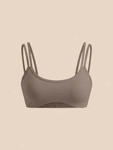 SHEIN Cheerettes 女款素色日常健身舒適運動內衣 - 彩色 - 查看 6