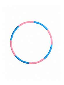 1Pc Detachable Weighted Hoop, Fitness Equipment For Weight Loss, Fat Burning, Abdominal Tightening & Waist Shaping. Full-Fit Design. This Exercise Hoop For Slimming, Fat Burning And Waist Training Is Suitable For Women, Men And Beginners. - Multicolor - View 7