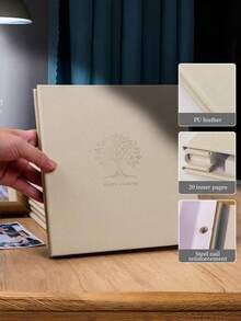 12 Inch Exquisite Large Self-Adhesive Photo Album DIY Photo Album Travel Memorial And Holiday Universal Gift - Multicolor - View 6