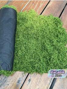 1入人造苔蘚地毯 仿真苔蘚草坪墊 桌面迷你花園裝飾盆栽覆蓋飾品 適用居家、婚禮與派對布置 - A - 查看 7