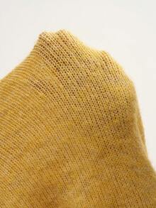 Bohemela Autumn//Vintage Deep V-Neck Double Pocket Knit Cardigan/ Casual /New Year/Country/Western/New Year/Beach Brunch/Rave/Music Festival Mustard Yellow - Pale Yellow - View 8