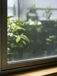 Multi Functional High-Density Mosquito Proof Window Screen, Repair Accessories For Terraces, Balconies, Gardens And Windows, Garden Privacy Screens, Mosquito Nets, Fence Nets, Fiberglass Mesh, Can Be Cut, Washed, Easy To Replace/Install/DIY - Black - View 2
