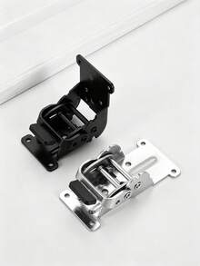 Heavy Duty Self-Locking Foldable Support Bracket, 90° Lock Fold Table Leg Hinge, Black Metal Fold Hardware For Workbench Desk Cabinet Furniture DIY Project, Come With Install Screws - multicolor - View 4