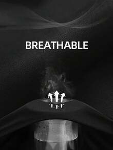 GymBeat 男士半高領健身T恤，啞鈴印花短袖肌肉修身運動上衣，舒適運動訓練T恤 - 黑色 - 查看 7