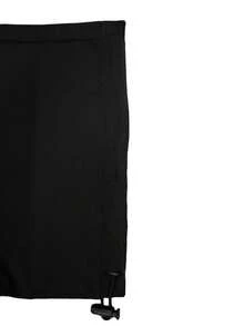 Sport MetroGents Men's Letter Print Contrast Color Drawstring Waist Sports Pants - Black - View 3
