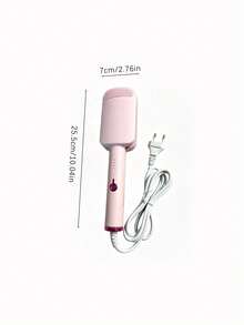 JMMO 1 buah alat pengeriting rambut berbentuk U-barrel, catokan rambut keramik turmalin dengan pemanasan cepat, alat pengeriting rambut bergelombang untuk rambut panjang & pendek, warna pink. - MultiWarna - View 6