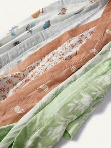 Cozy Pixies 1 Piece Can Be Used On Both Sides, Cute Pattern Printed Baby Four Seasons Comfortable And Soft Blanket, Suitable For Daily Use Of Newborns, Easy To Ca - Multicolor - View 12
