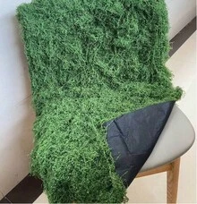 1入人造苔蘚地毯 仿真苔蘚草坪墊 桌面迷你花園裝飾盆栽覆蓋飾品 適用居家、婚禮與派對布置 - A - 查看 3