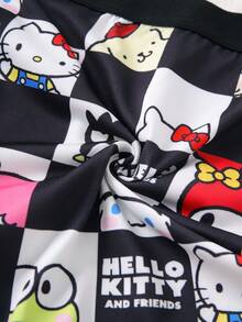 HELLO KITTY AND FRIENDS | SHEIN Men's Letter Pattern Casual Everyday Boxer Briefs - Black and White - View 5