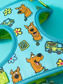 SCOOBY-DOO X PETSIN 小型犬與幼犬用狗牽繩背心胸背帶，寵物狗胸背帶牽繩鍊條，伸縮式狗散步繩 - 綠色 - 查看 4