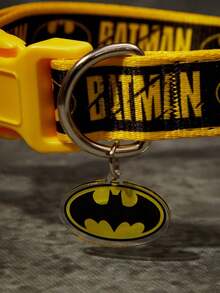 Batman X PETSIN 宠物印花项圈，宠物爱好者的理想之选 - 黑色 - 查看 7