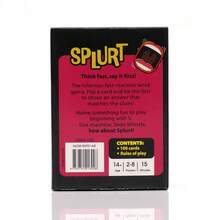 Splurt Quick Naming Word Game Cards, Fast Reaction Word Duel Board Game For Family Party - Multicolor - View 3