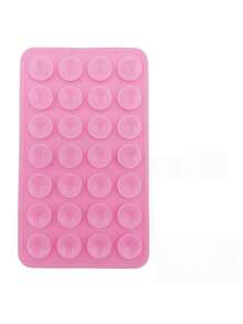 1pc Double-Sided Silicone Suction Phone Holder – Reusable Washable Pad, Strong Non-Slip Grip, No Glue Residue For Car/Desk/Mirror - Multicolor - View 20