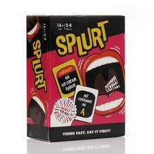 Splurt Quick Naming Word Game Cards, Fast Reaction Word Duel Board Game For Family Party - Multicolor - View 1