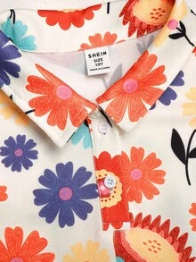 SHEIN 青少年女孩休閒日常百搭舒適修身細肩帶洋裝，休閒優雅復古蕾絲公主裙，適合正式場合、外出、度假、街頭穿搭，適用任何場合，姐妹套裝、親子穿搭，可愛女孩洋裝，女孩洋裝，秋冬/四季皆宜 - 黃色 - 查看 8
