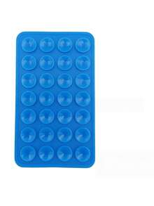 1pc Double-Sided Silicone Suction Phone Holder – Reusable Washable Pad, Strong Non-Slip Grip, No Glue Residue For Car/Desk/Mirror - Multicolor - View 14