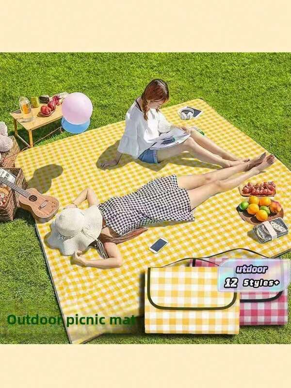 Outdoor Picnic Mat, Quick And Easy To Pack Up, Moisture-Proof Mat, Thickened Picnic Blanket, Outdoor Supplies, Portable, Quick-Pack, Waterproof, Suitable For Outdoor Cooking, Camping, Tent Mat, Camping Mat, Quick-Pack Mat, Convenient And Fast