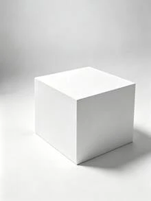 6pcs White Cubic 5-Sided Desktop Storage Organizer Boxes, Suitable For Halloween, Christmas, Wedding Party Dessert Cake Display, Versatile Stackable Design, Space Saving, Sturdy Durable, Perfect For Candy Buffet, Snack Tray, Tabletop Decor - Multicolor - View 3