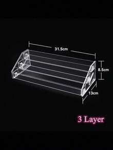 1 Pack Large Capacity Acrylic Clear Transparent Pen Tray Desk Painting Art Marker Storage Organizer Rack Box With Removable Dividers Stackable Lightweight For School Office Back To School Desktop Supplies Stationery Holder - multicolor - View 16