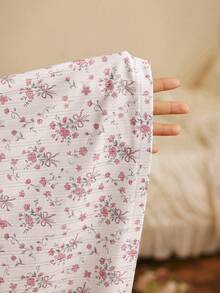 Côtesoire Plus Size Ditsy Floral Top And Shorts Pajama Set - Multicolor - View 7