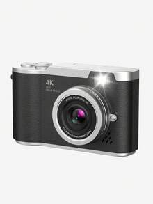 Teckwe 攝影用數位相機 4K Vlogging 相機 180°翻轉螢幕 8倍數位變焦 輕巧復古相機 附32GB TF卡 - 多色 - 查看 11