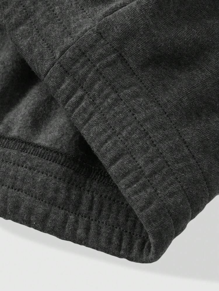 PAVTROS Jaket Pria, Abu-abu Gelap, 1 buah, Desain Klasik, Gaya Terlaris di , Pakaian Kasual, Kasual untuk Anak Muda, Perjalanan ke Sekolah, Liburan, Hadiah untuk Suami atau Pacar, Unisex, Pasangan - Dark Grey - View 8