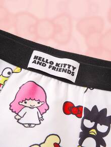 HELLO KITTY AND FRIENDS | SHEIN Celana Dalam Boxer Pria Motif Kartun Lucu - Putih - View 4