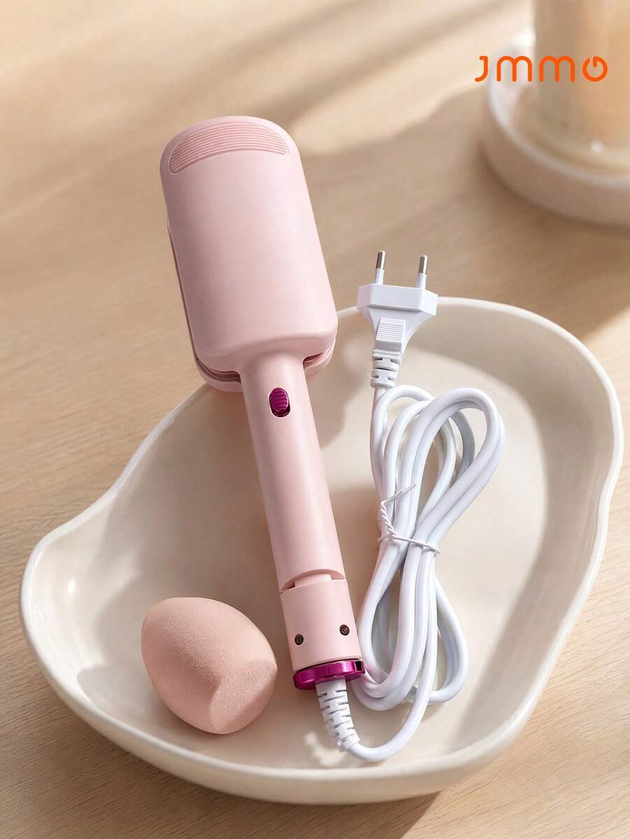 JMMO 1 buah alat pengeriting rambut berbentuk U-barrel, catokan rambut keramik turmalin dengan pemanasan cepat, alat pengeriting rambut bergelombang untuk rambut panjang & pendek, warna pink. - MultiWarna - View 1