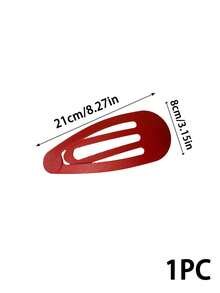 Zazumi 1件/4件特大號個性化創意BB髮夾，獨特百搭飾品，可裝飾衣物與包包 - 彩色 - 查看 16