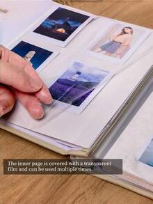 12 Inch Exquisite Large Self-Adhesive Photo Album DIY Photo Album Travel Memorial And Holiday Universal Gift - Multicolor - View 3