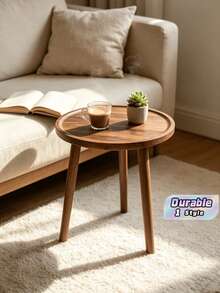 1 Piece Handmade Rattan Woven Shell Small Tea Table Square Sofa Small Side Table Small Round Table Wild Dining Table - Multicolor - View 1