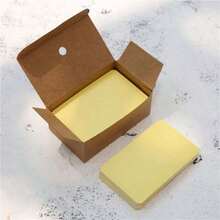 200/100 lembar Kartu Kosong, Kartu Gambar DIY, Kartu Flash Pinyin, Kartu Kosakata Bahasa Inggris Kertas Kraft Sudut Bulat, Kartu Memo, Untuk Pesan dan Kartu Bisnis - 9*5.4cm - View 6