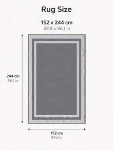 Double Sided Portable Plastic Straw Outdoor Camping Rug, Large Waterproof Reversible Patio Mat For RV Deck Porch Balcony Backyard Outside Decor Supplies - Light Grey - View 11
