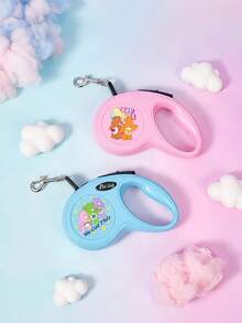 Care Bears X PETSIN 1件裝 3米伸縮式寵物狗牽繩 耐磨防斷 舒適握感 防滑輕便 便攜式 適合室內外散步旅行 全季節適用 小型犬中型犬 日常遛狗裝備 熱門寵物配件 - 彩色 - 查看 2