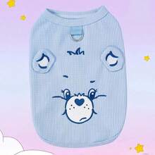 Care Bears X PETSIN 1pc Love Bear Embroidered Pet Pullover Vest, Cute Cartoon Pattern, Soft & Breathable Polyester, Anti-Flea, Less Shedding, Heat-Resistant, Super Comfy For Cats & Dogs, Purrfect For Indoor & Outdoor Fun Days - Multicolor - View 16