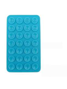 1pc Double-Sided Silicone Suction Phone Holder – Reusable Washable Pad, Strong Non-Slip Grip, No Glue Residue For Car/Desk/Mirror - Multicolor - View 11