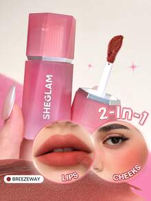 SHEGLAM Air Plush 唇頰霜-403 Breezeway 多用途液體腮紅和唇膏 品牌美妝化妝品 適合女士與女孩 - 403 Breezeway - 查看 1