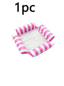 1pcspool, Pool Accessories, Pool Float, Swimming Pool, Inflatable Pool Float, Pool Party U-Shaped Candy-Colored Inflatable Water Lounge Hammock For Adults, Perfect Summer Floating Gear For Pool And Beach Parties, Ideal Summer - Multicolor - View 10