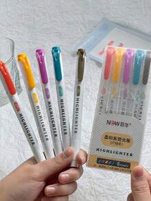 15 chiếc bút dạ quang hai đầu 17*14cm Bút dạ quang hai đầu màu nhạt Bút dạ quang huỳnh quang để tô màu, gạch chân, làm nổi bật Đầu rộng và đầu mảnh Quay lại trường học - Nhiều màu - Xem 11