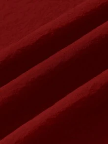 GymBeat 男士哥德風字母印花抽繩腰鬆款運動長褲 - 紅色 - 查看 4