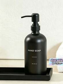 Dispenser Sabun Dapur Warna Hitam Doff, Dilengkapi dengan Set Tempat Sikat dan Spons, Cocok untuk Dispenser Sabun Cuci Tangan dan Dispenser Sabun Cuci Piring di Wastafel Dapur - MultiWarna - View 1