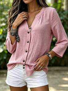 Holdful Holdful Summer Top - Pink - View 3