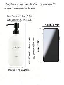 Dispenser Sabun Dapur Warna Hitam Doff, Dilengkapi dengan Set Tempat Sikat dan Spons, Cocok untuk Dispenser Sabun Cuci Tangan dan Dispenser Sabun Cuci Piring di Wastafel Dapur - MultiWarna - View 4