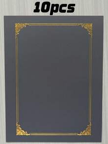 20/10 Gold Foil Certificate Folders Elegant Diploma Folders Are Suitable For 8.5x11-Inch Stationery Size Awards, Office And Academic Use. - Multicolor - View 11