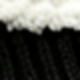 Black and white hairball