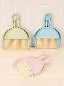 1 Paket Set Sapu Mini, Sapu Genggam Portabel Kecil, Alat Pembersih Meja Rumah Tangga untuk Penggunaan di Rumah & Kantor - Beraneka warna - View 4