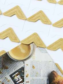 1片/10片 DIY 相片角貼，可用於固定相片於相簿並裝飾，多色可選，每張含 24 個，強黏性不易脫落 - 多色 - 查看 21